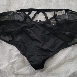 Torrid strappy bralette and panty set